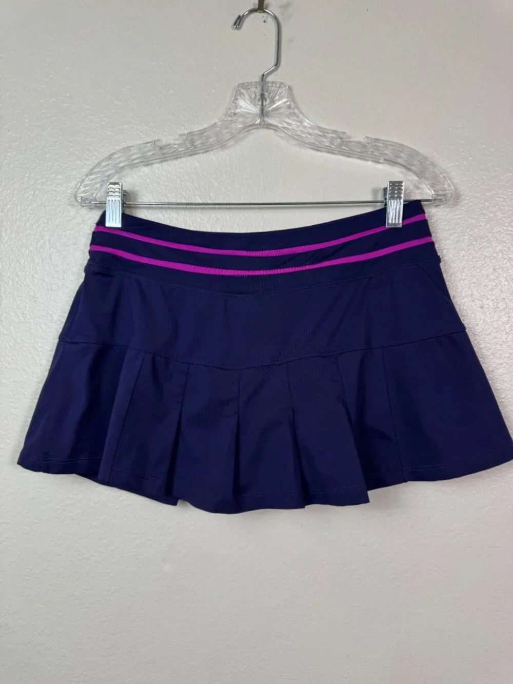 Nike Dri-Fit Purple Pink Athletic Tennis Pleated Skort Medium Pickleball Golf